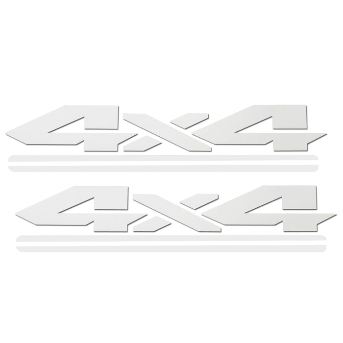 Gloss Finish White 4x4 Off-Road Vinyl Decal Sticker For Dodge Chevy GMC Ford Nissan Toyota Truck Bed