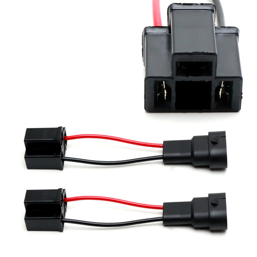 9005 To H4 High Beam Adapters Connectors For Headlight Driving Light Conversion