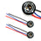 (2) 1157 2057 2357 Turn Signal Light Socket Harness For LED/Incandescent Bulbs