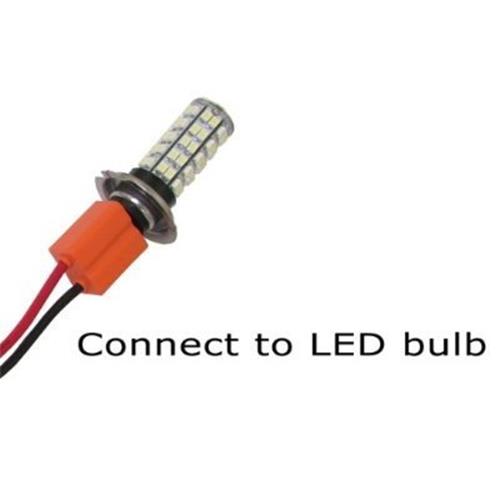 Plug-N-Play Error Free Decoder Wiring Kit For H11 H8 LED Bulbs on Fog Lights DRL