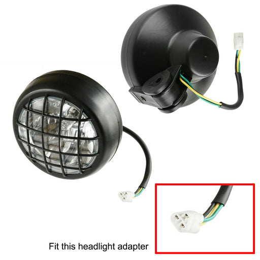 3-Pin Triangle Shape Headlamp Adapter Wiring Harness For Yamaha 1995-01 Banshee