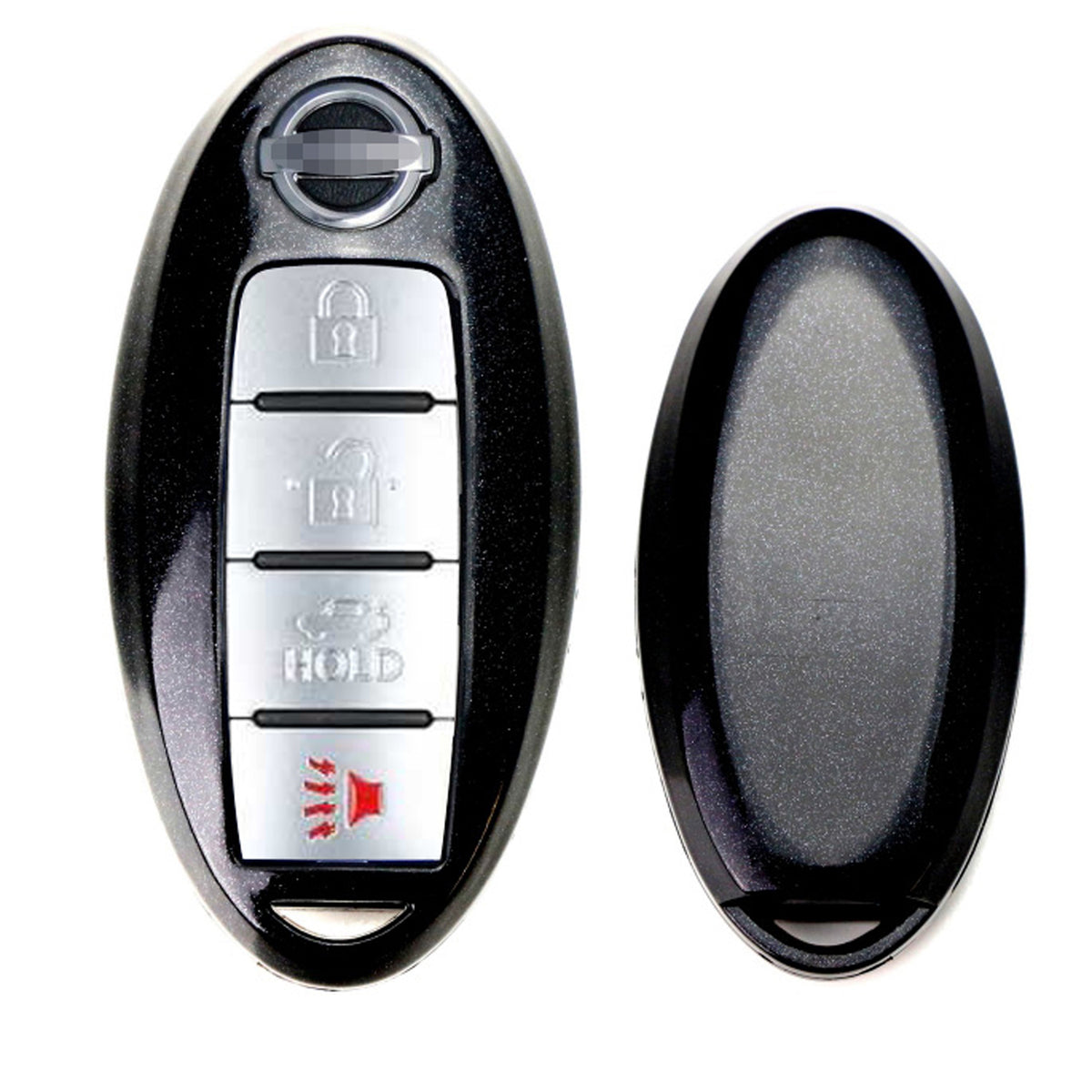 Exact Fit Glossy Black Smart Key Fob Shell For Nissan Armada Rogue