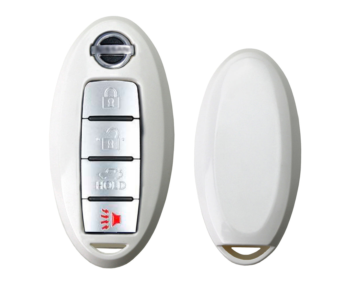 Exact Fit White Smart Key Fob Shell For Nissan Armada Rogue GT-R Muran ...
