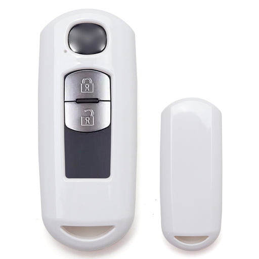 Exact Fit Glossy White Remote Smart Key Fob Shell Cover For Mazda 3 6 CX-7 MX-5