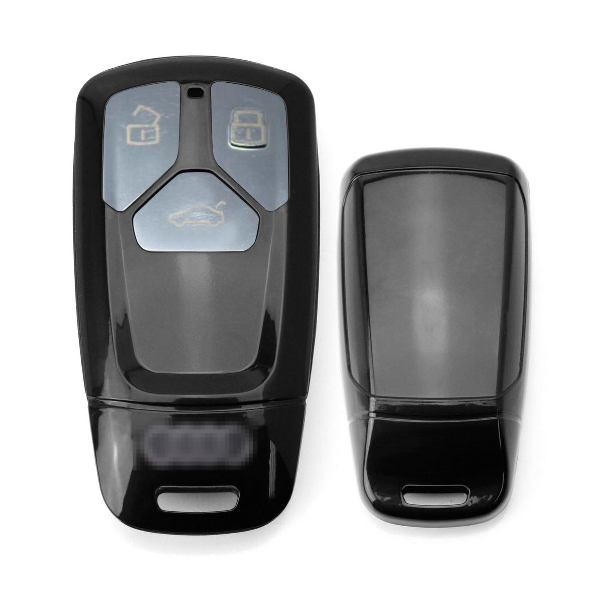 Glossy Black Key Fob Shell Cover For 2017-up Audi A4 A5 Q7, 2016-up TT ...