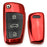 Chrome Red TPU Key Fob Case For Audi A3 S3 A4 S4 A6 Q5 Q7 TT Folding Blade Key
