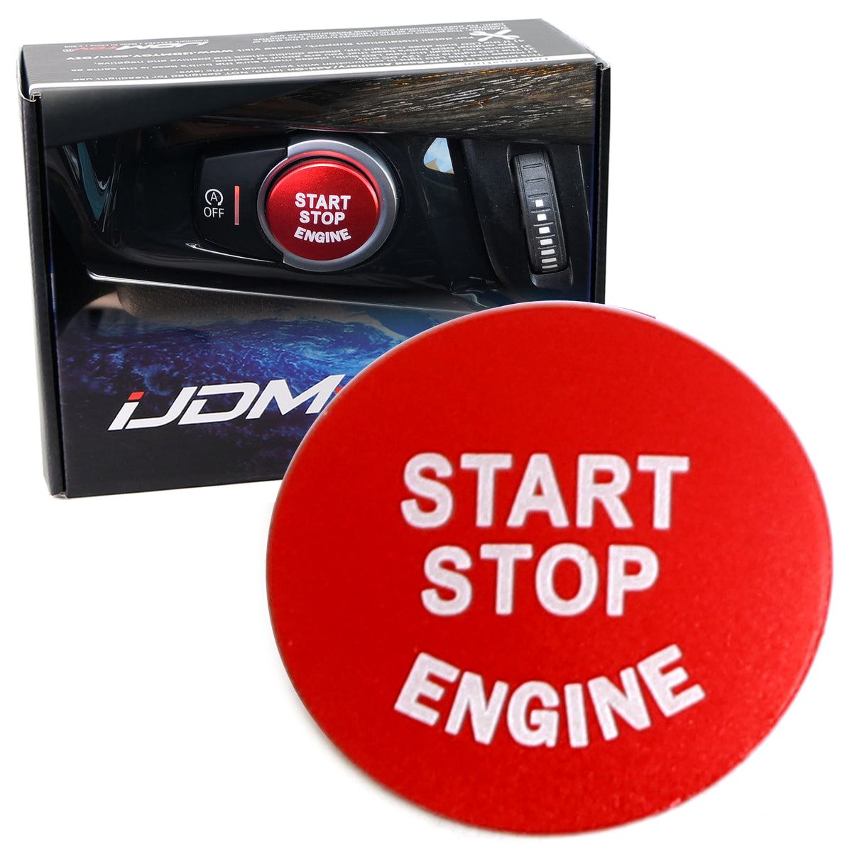 Red Keyless Engine Push Start Button Cover Trim For BMW 1 2 3 4 5 7 X red-keyless-engine-push-start-button-cover-trim-for-bmw-1-2-3-4-5-7-x