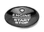 Black Real Carbon Fiber Keyless Engine Push Start Button For Ford F-150 Raptor..