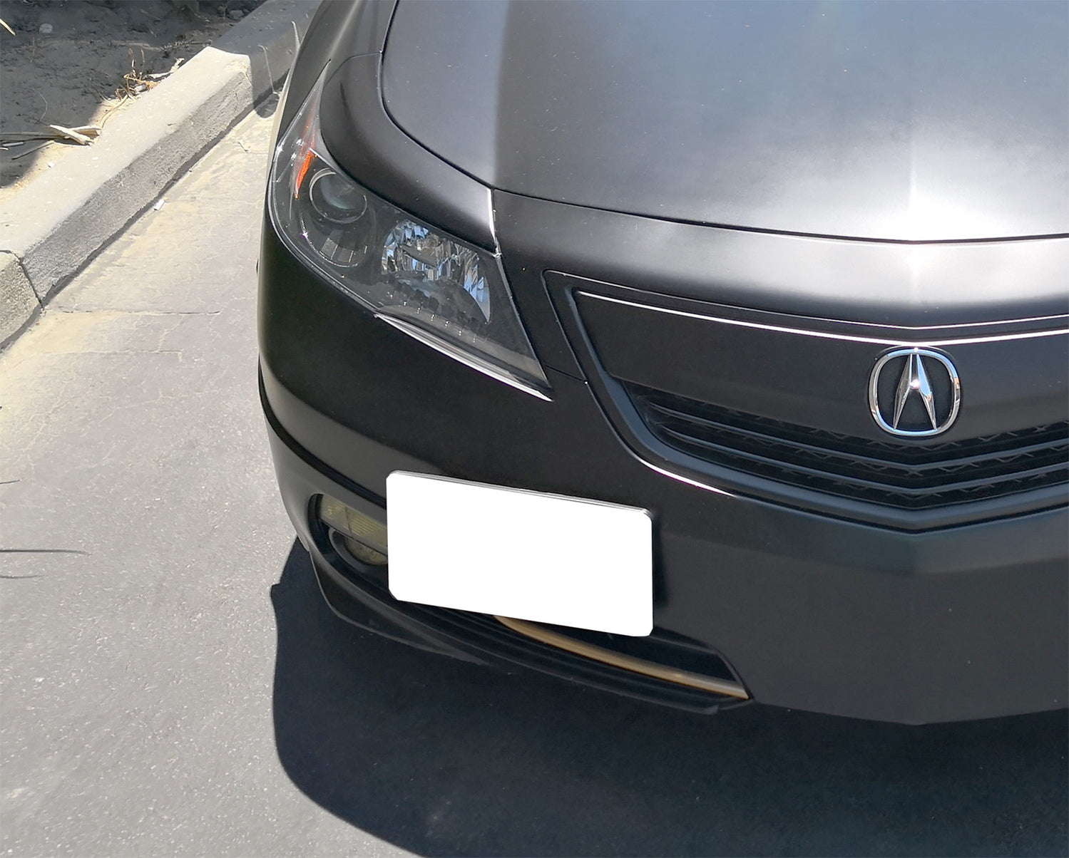 JDM Style Bumper Tow Hook License Plate Bracket Mount Holder For 0914