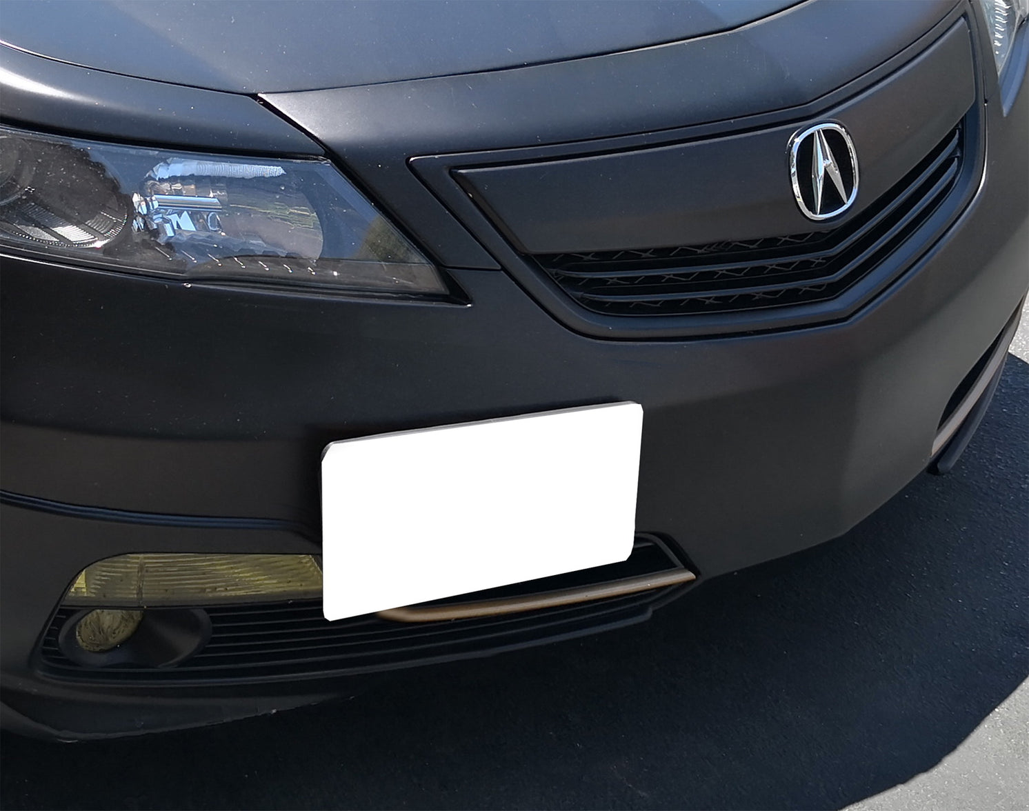 JDM Style Bumper Tow Hook License Plate Bracket Mount Holder For 0914