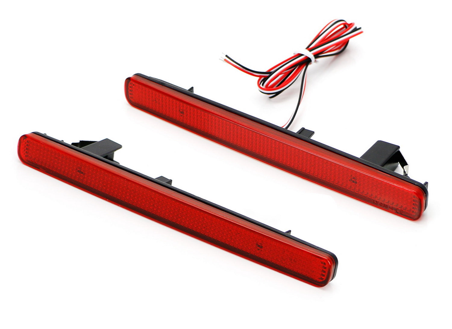 Red Lens 48SMD LED Bumper Reflector Marker Lights For 20092014 Acura