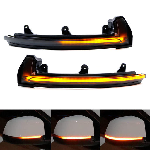 Sequential Blink LED Side Mirror Turn Signal Light Kit For 15-up Porsche Cayenne