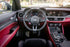 Red Carbon Fiber Keyless Engine Push Start Button Cover For Alfa Romeo Giulia...