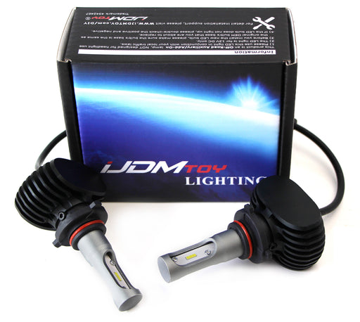 10K Ice Blue 9005 9006 LED Headlight Foglight Driving DRL Light Upgrading Bulbs