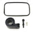 Universal 1-2" Round Roll Bar Clamp Mount Convex Inside Center Rearview Mirror