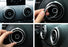 Red Air Conditioner Vent/Opening Decoration Cover Trims For 15-20 Audi A3 S3 RS3