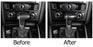 Carbon Fiber Pattern Shift Knob Cover Shell For Audi 13-16 A4 A5 Q7, 12-15 A6 A7