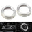Crystal Bling AC Climate Control Knob Ring Covers For 17-up Audi A4 S4 A5 S5 RS5