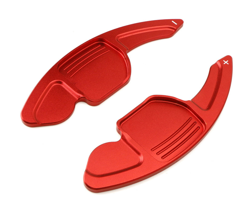 Red Steering Wheel Paddle Shifter Extensions For Audi A3 A4 A5 A6 A7 A8 Q3 Q5 Q7