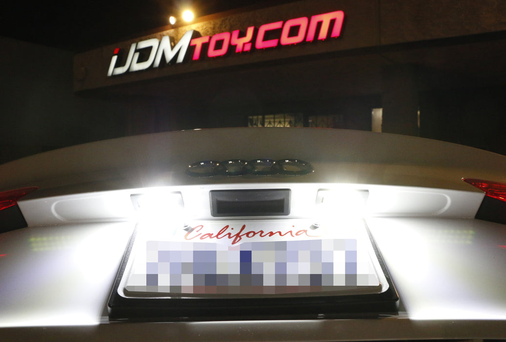 OE-Fit 3W Full LED License Plate Light Kit For 99-01 Audi A4 S4 Avant Hatchback