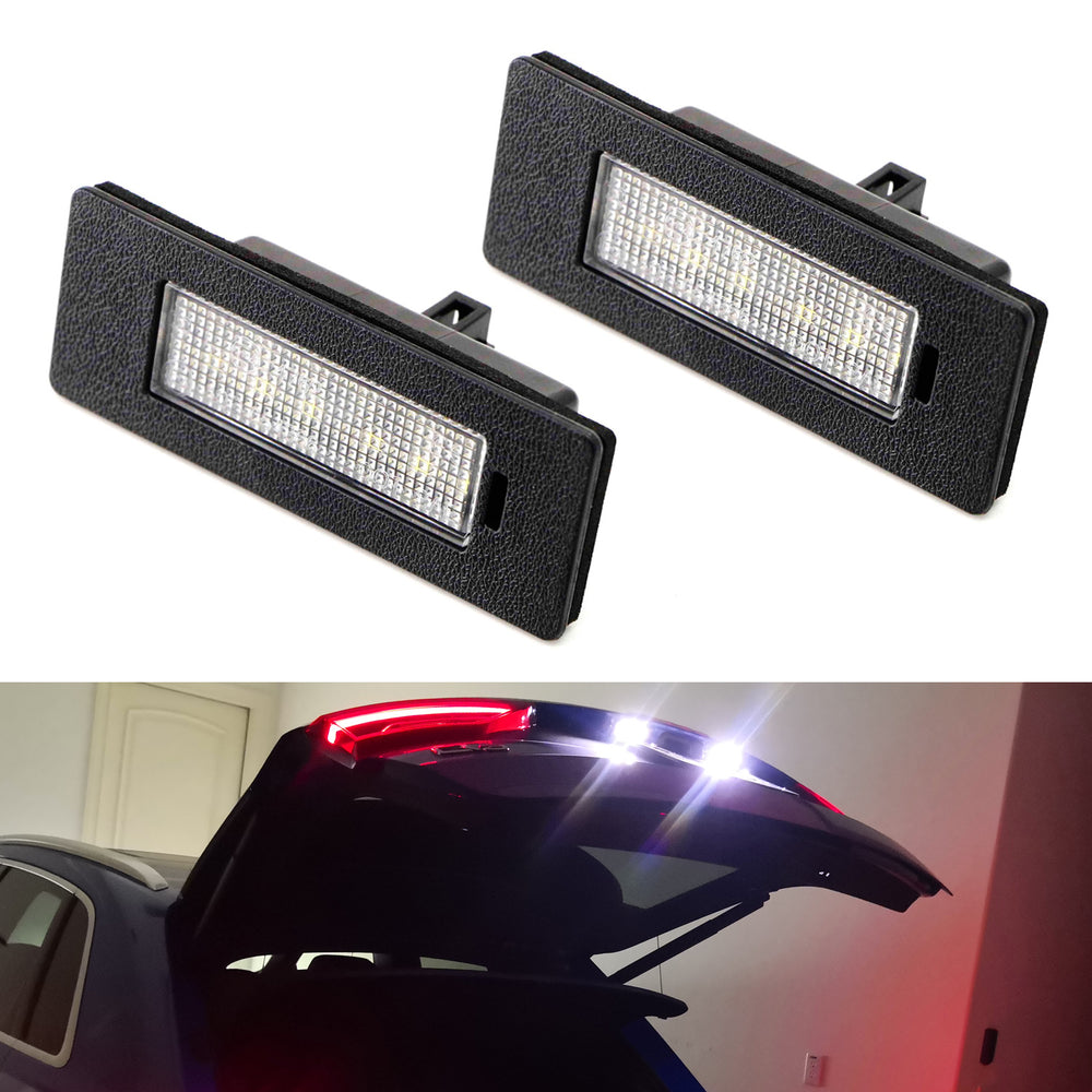 OE-Fit 3W Full LED License Plate Light Kit For 2016-up Audi A5/S5, 18-up Audi Q5