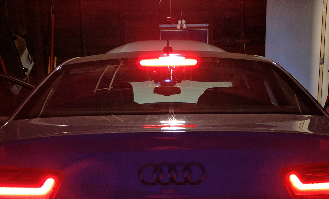 Smoked LED Rear Windshield High Mount Third Brake Light Bar For 09-16 Audi A4 S4