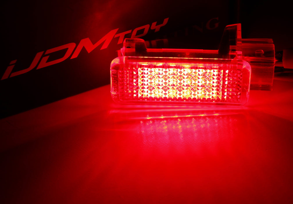Red LED Step Courtesy Lamp Assy For Audi A3 A4 A5 A6 A7 S3 S4 S5 S6 S7 Q5 Q7 TT