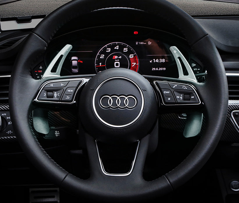 19/20+ Audi A6 A7 Steering Wheel Paddle Shifter Add-On Extension Cover —  iJDMTOY.com