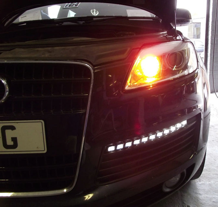 Direct Fit Switchback LED Daytime Running Lights w/Turn Signal For 07-09 Audi Q7