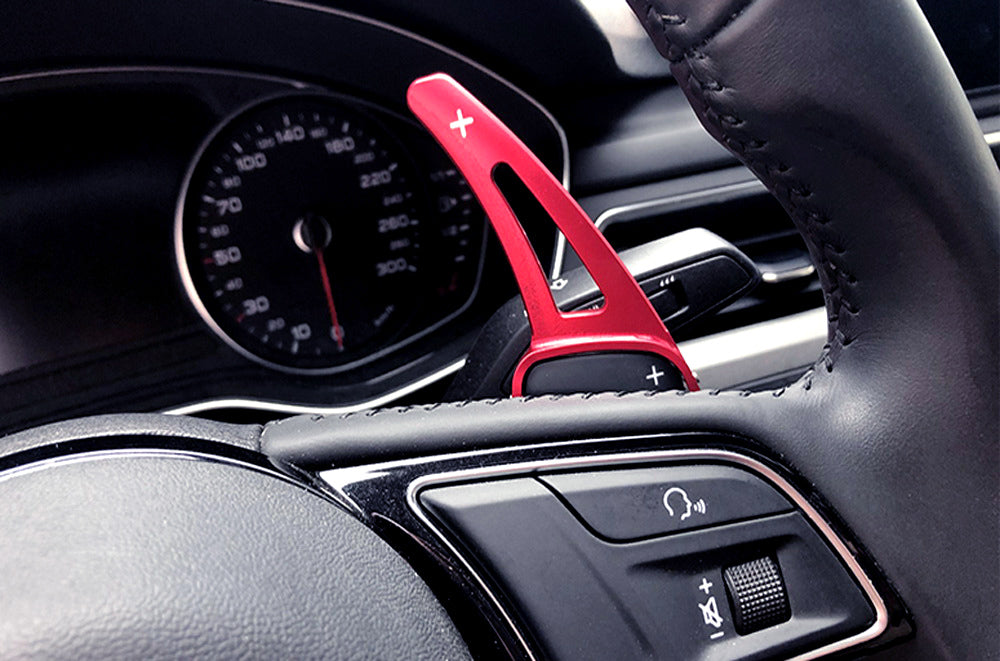 Universele Auto Stuurwiel Shift Paddle Blade Shifter met Aluminiumlegering voor Aud A3 A4L A8 2 stks Universele Auto Stuurwiel Shift Paddle Blade Shifter met Aluminiumlegering voor Aud A3 A4L A8 2 stks