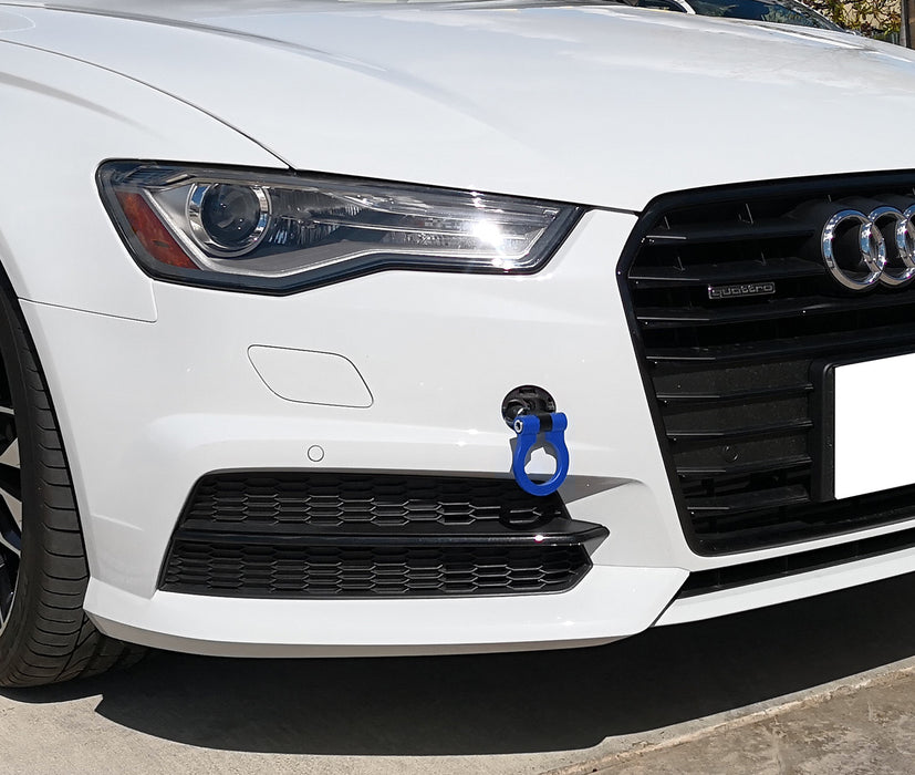 Sports Blue Track Racing Style Tow Hook O-Ring Kit For Audi A4 A5 A6 A7 S4 S5 S7