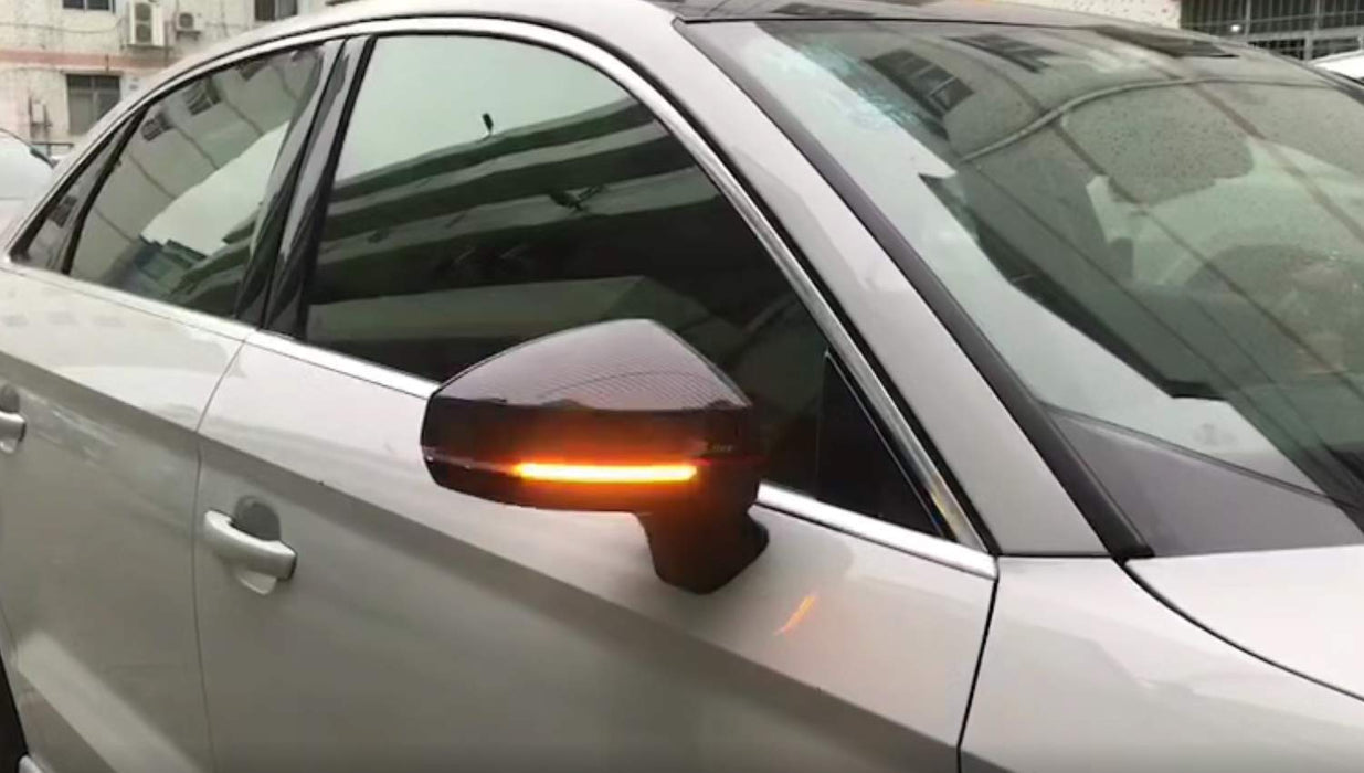 Sequential Blink LED Side Mirror Turn Signal Light For 2016-up Audi TT TTRS R8