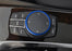 JDM Blue Center Console Multimedia Knob Decoration Trim For Toyota Supra GR A90