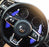 Blue CNC Steering Wheel Paddle Shifter Extension Cover For 15-up VW MK7 GTI/Golf