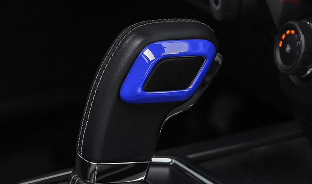 Sports Blue Shift Knob Head Handle Cover Trims For Ford 2015-2020 F150 or Raptor