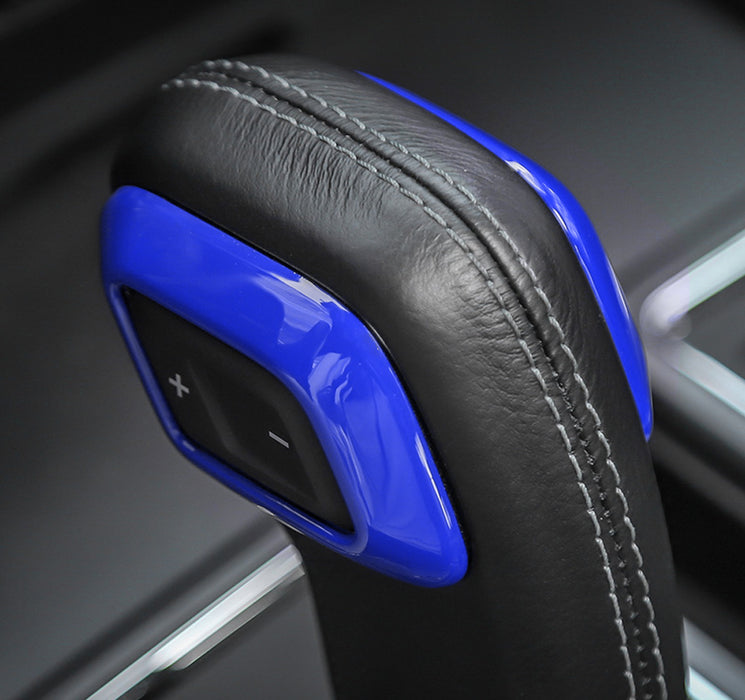 Sports Blue Shift Knob Head Handle Cover Trims For Ford 2015-2020 F150 or Raptor