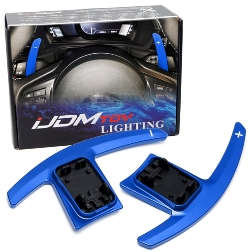 JDM Sports Blue Steering Wheel Larger Paddle Shift Replacement For Toyota Supra