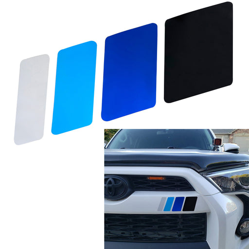 13-Inch Neo Retro Style Four-Wave Stripe Decal Sticker For Toyota/Lexus etc