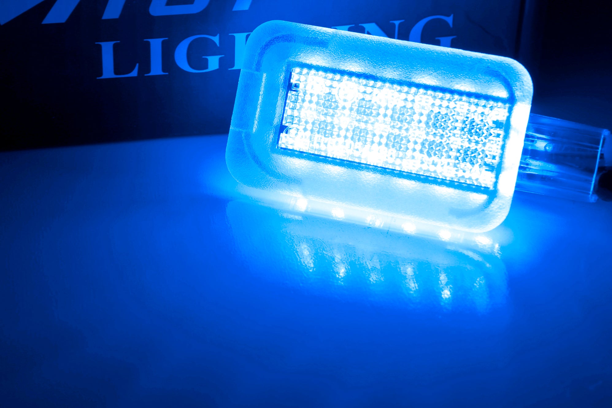 18-SMD Super Bright Blue Full LED Trunk Cargo Area Lamp Assembly For H ...