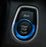 Blue Aluminum Keyless Engine Push Start Button Decoration Ring Trim For BMW