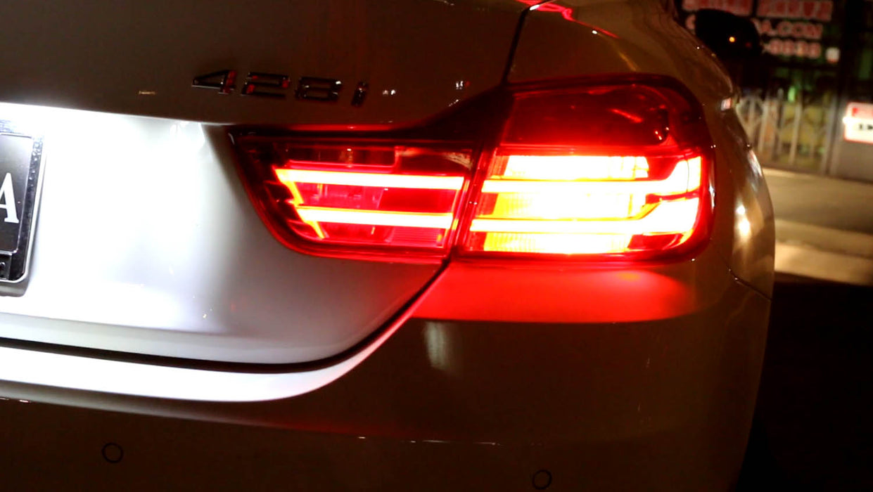 Red 13-SMD LED Bulbs For 2014-2017 BMW F32 F33 F82 4 Series Brake Light ...
