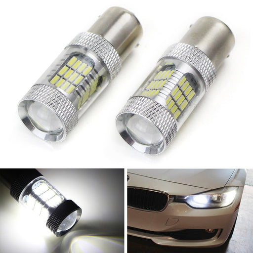 2 Error Free White LED Bulbs For BMW 1 2 3 4 Series X1 X3 X5 Turn Signal Lights