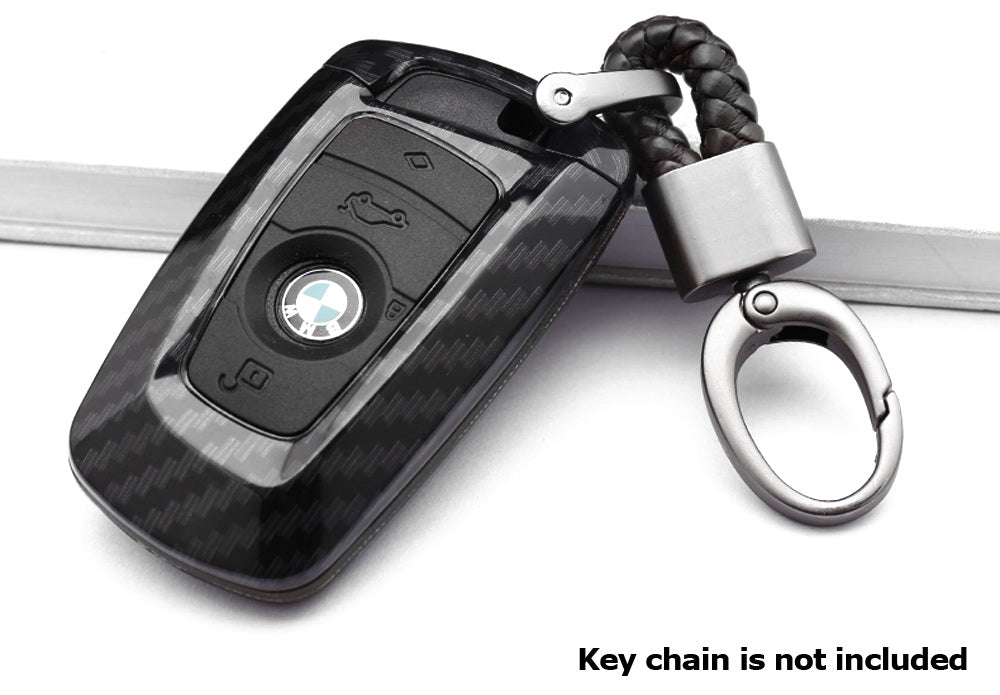 Carbon Fiber Smart Key Fob Shell w/ Skin For BMW 1 2 3 4 5 6 7 Series —  iJDMTOY.com