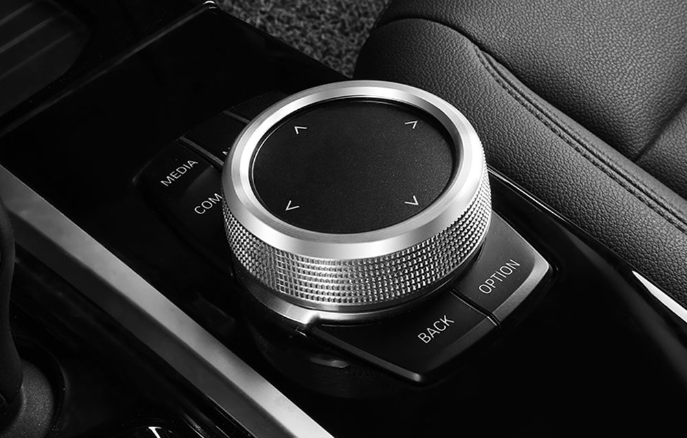 BMW 1 2 3 4 5 6 7 X 7-Button Multimedia Controller Knob Cover Ring