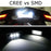 Super Bright White 3-CREE LED License Plate Lamps For BMW E90 E92 E60 F30 etc