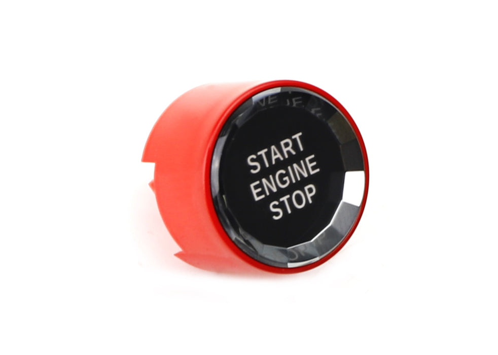 Red Trim Crystal Engine Push Start/Stop Button For 2014-up BMW F/G Cha ...