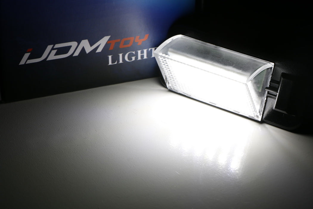 White 18-SMD White LED License Plate Lights For 92-98 BMW E36 3 Series 318i 328i