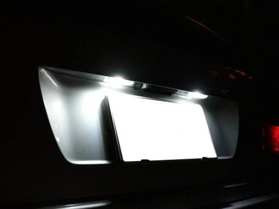 White 18-SMD White LED License Plate Lights For 92-98 BMW E36 3 Series 318i 328i