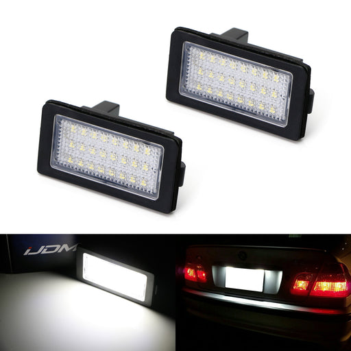 OEM-Replace 18-SMD 3W LED License Plate Light Assy For 1995-01 BMW E38 7 Series