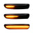Smoke Lens Amber LED Sequential Side Marker Lights For BMW E46 99-01 3 Series 4D